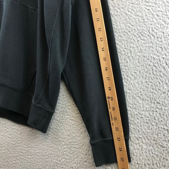 Nike Club Fleece Pullover Soccer Hoodie Men Sz L Black Spellout - Picture 7 of 9